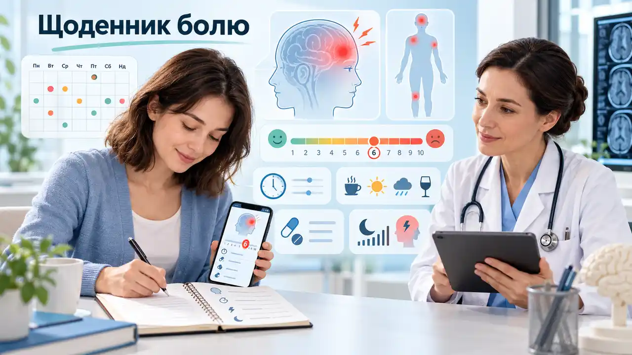 Щоденник болю: як вести записи, які реально допоможуть лікарю поставити точний діагноз