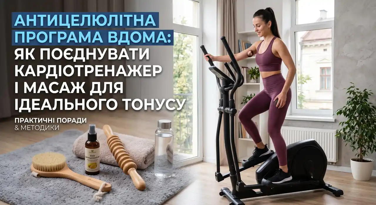 Антицелюлітна програма вдома: як поєднувати кардіотренажер і масаж для ідеального тонусу