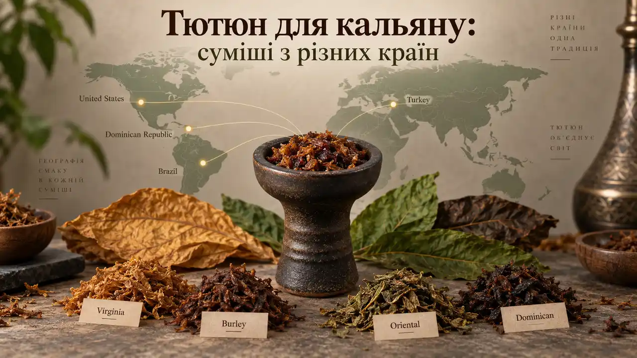 Тютюн для кальяну: чим відрізняються суміші з різних країн